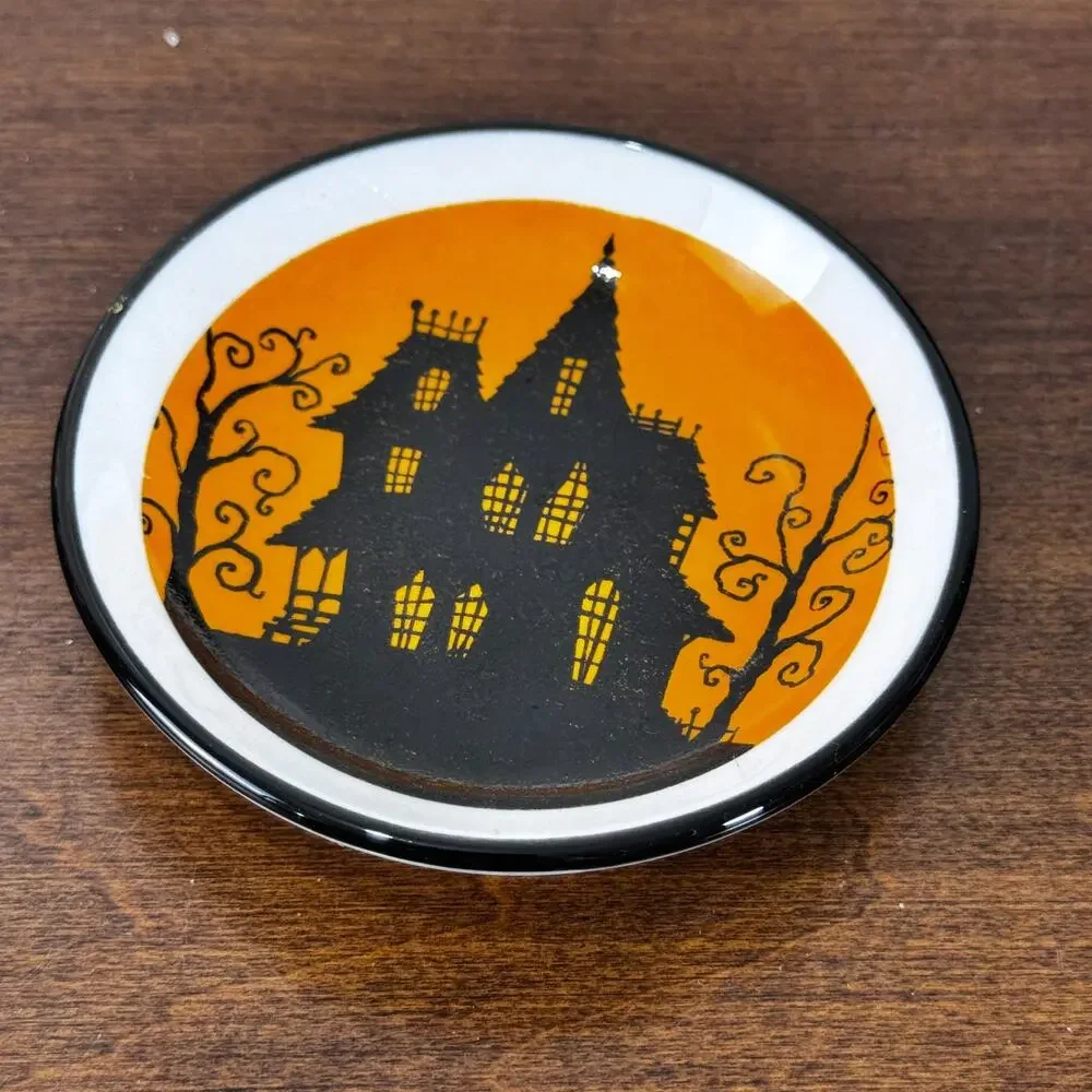 Haunted Holiday Halloween Mini Plate Butter Pat 3
